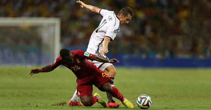 Ghana versus Germany World Cup Soccer