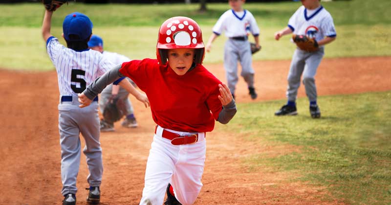 Boys Playing Baseball