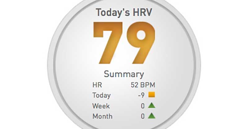 HRV Screen Display