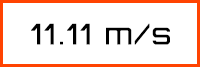 11.11 m/s