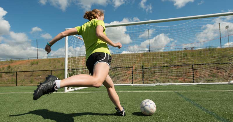 Girls Soccer Player