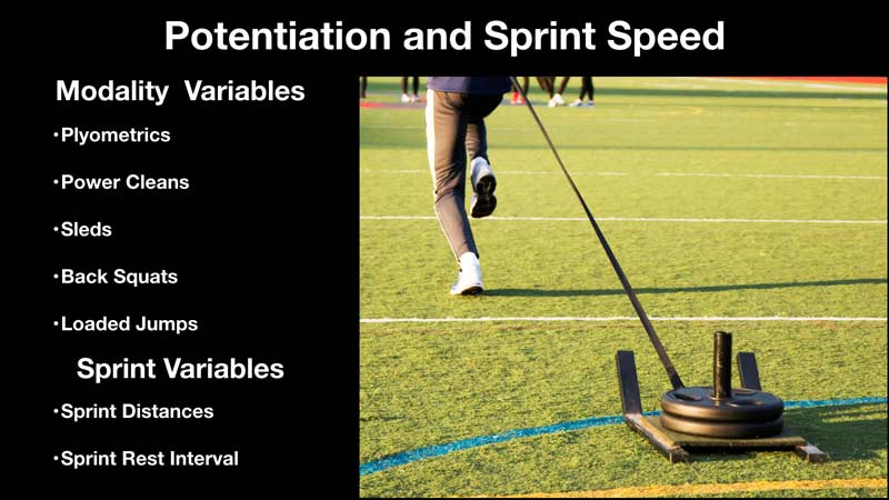 Sprint Speed and Potentiation