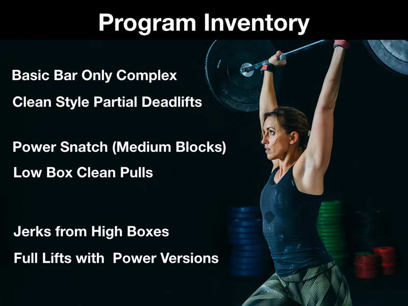 Program Inventory