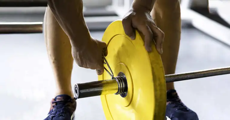 Barbell and Plate
