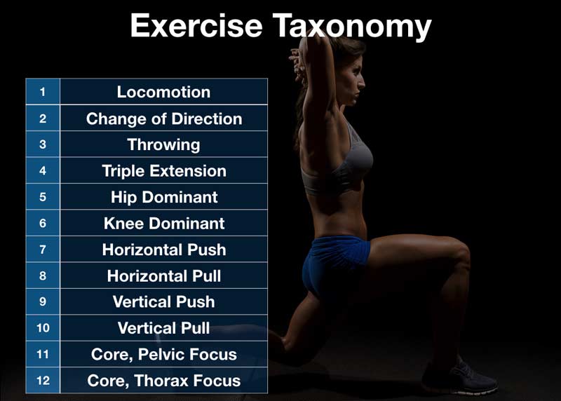 Exercise Taxonomy