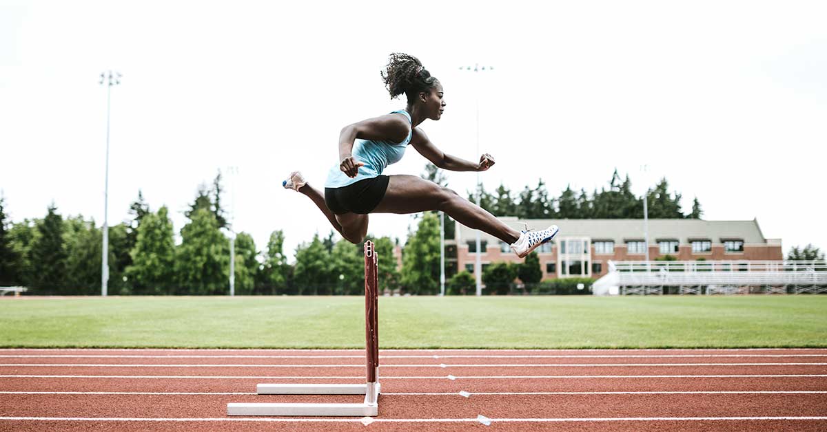 Developing Acceleration and Stride Patterns for Hurdles
