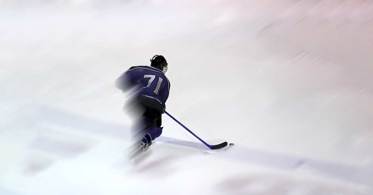 Hockey Player on the Ice