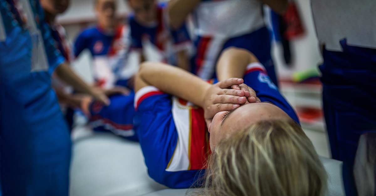 Injured Female Soccer Player
