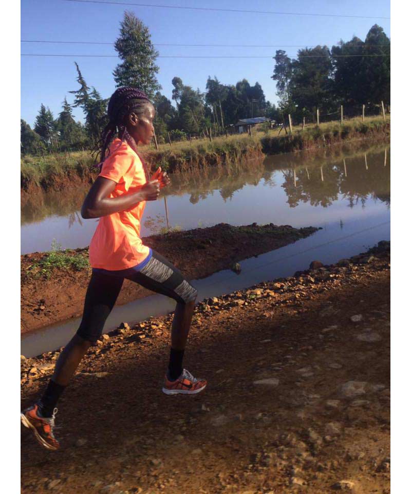 Female Runner Kenya