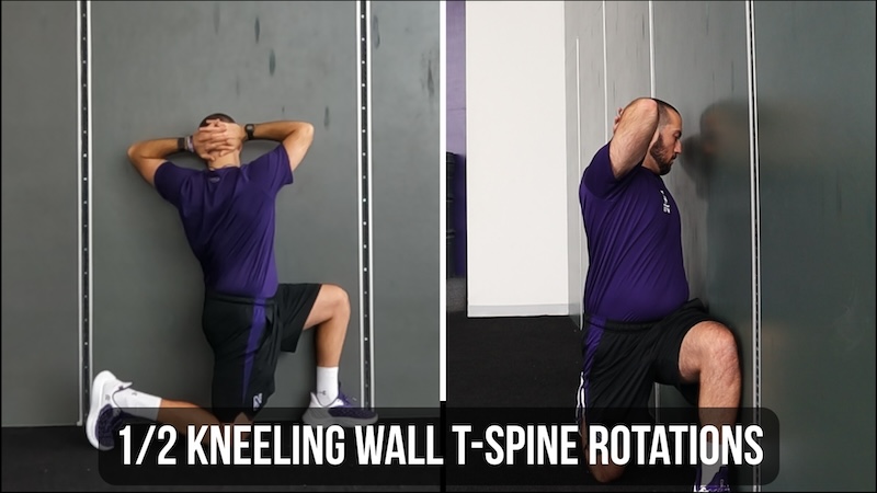 Wall T-Spine Rotations