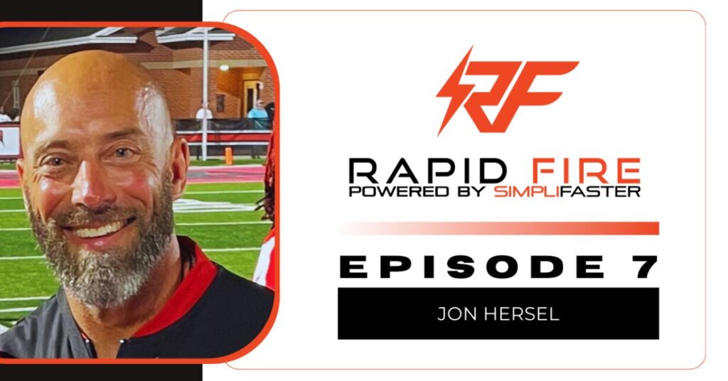SimpliFaster's Rapid Fire with Coach Jon Hersel joining host Coach Justin Ochoa.