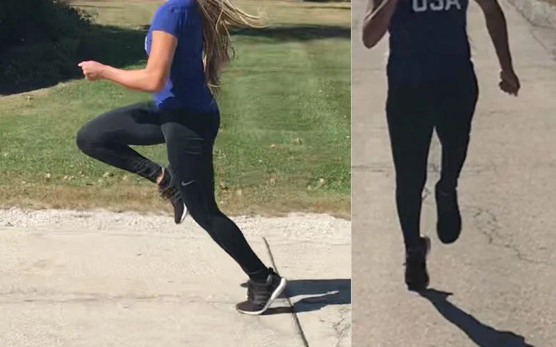 Toe-off sprint