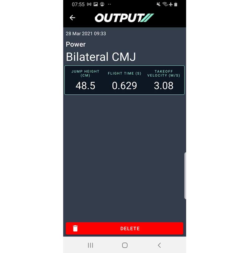 Bilateral CMJ