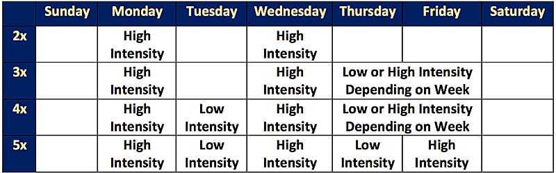 Weekly Schedule