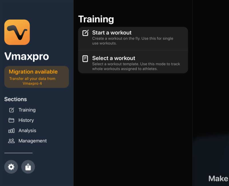 Entering Workout