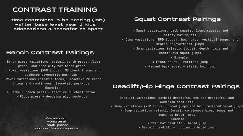 Contrast Training