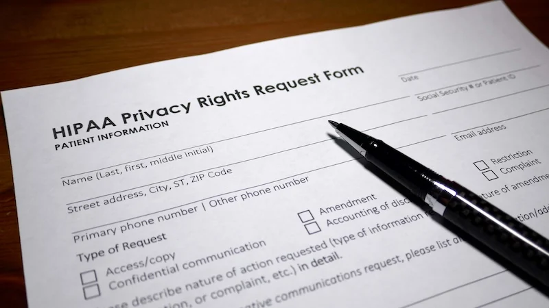 HIPAA Form