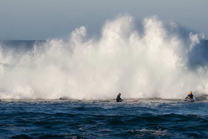Big Wave Crashing
