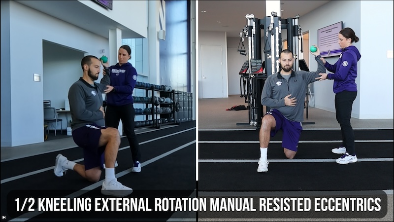 Half-Kneeling Rotations