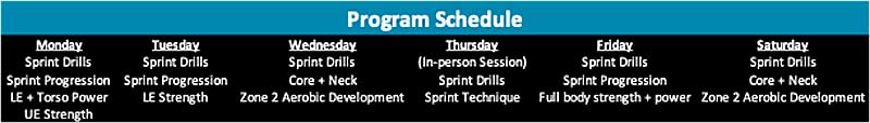 Program Schedule