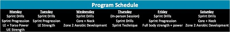 Program Schedule