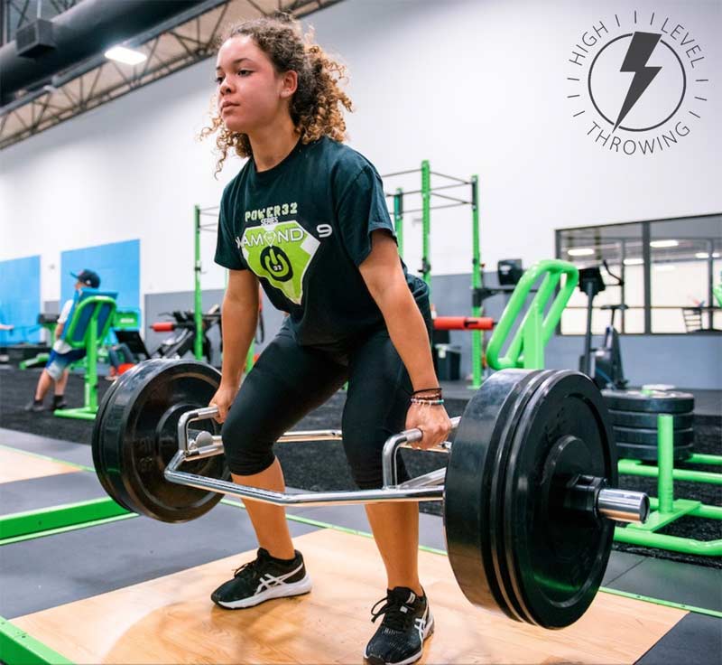Trap bar deadlift