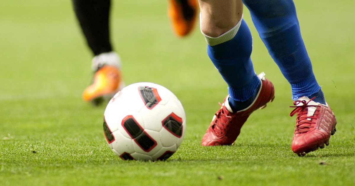 Soccer Training Template|CNS Figure|Movement Prep|A workout plan table showing exercises over six weeks: Dodo Leg Up with Hop