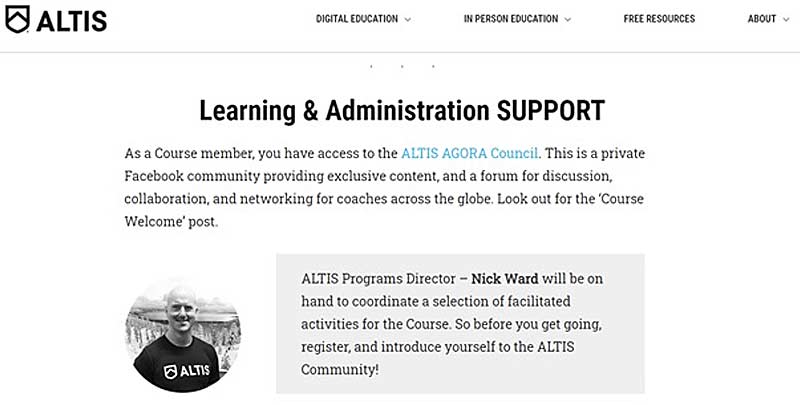 ALTIS Support