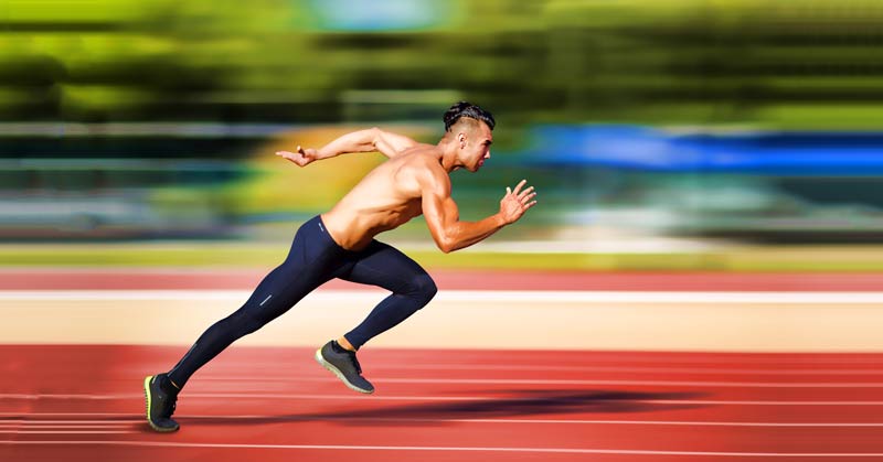 Acceleration of Sprinter