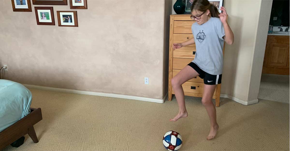 Bedroom Soccer Skills|Flex YES IC|Flour Sacks Carry