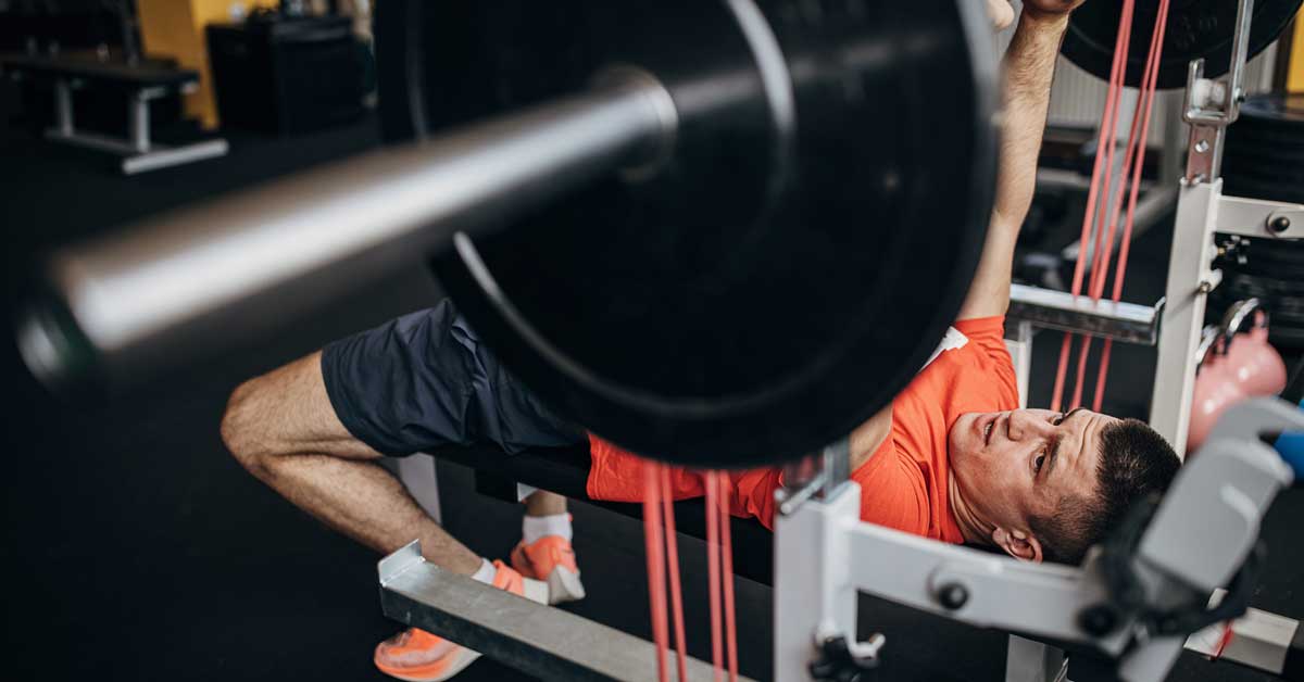 Bench Press Bands|Data Form|Bench Press Launch|A data table compares results between Banded and XPT groups in a bench press launch at 60% 1RM. Metrics include peak power