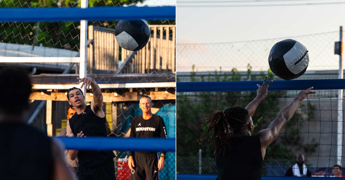 Danney Ball|Throw Catch Medball|Overhead Serve|Hoover Ball