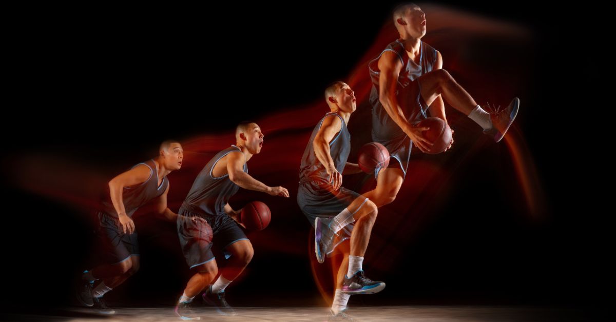 Athlete Jump Basketball|Table showing performance increase with columns: ΔCMIh (4