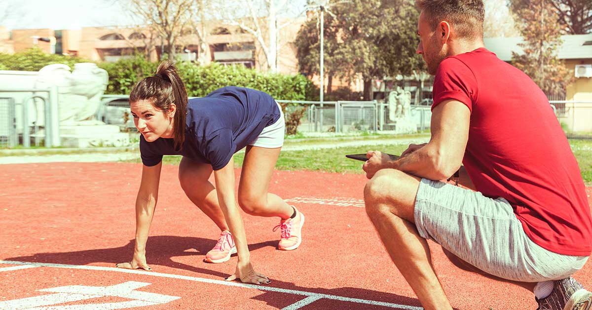 Coaching a sprinter|Combine Flyer