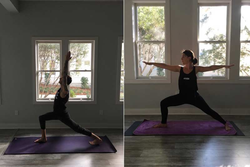 Crescent Lunge Warrior 2
