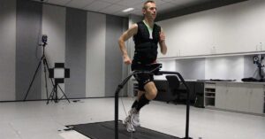 Exogen Treadmill|Exogen Suit Athlete Demo|Squat Sprint|F = M X a|F=mxA|Loading Patterns|Mid Thigh Distal Thigh|Mid-Distal Loading Chart