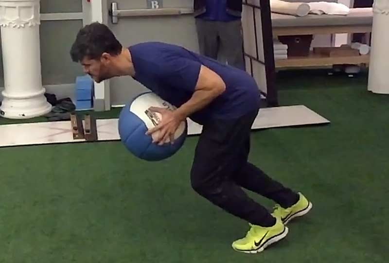 Explosive Medicine Ball Falling Start