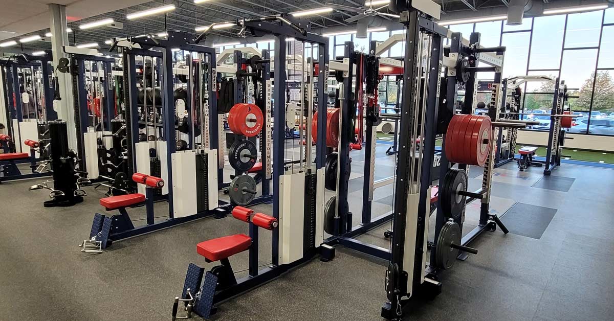 Urbandale Weight Room|Urbandale Weight Room|Racks kBox|Reverse Hypers Turf