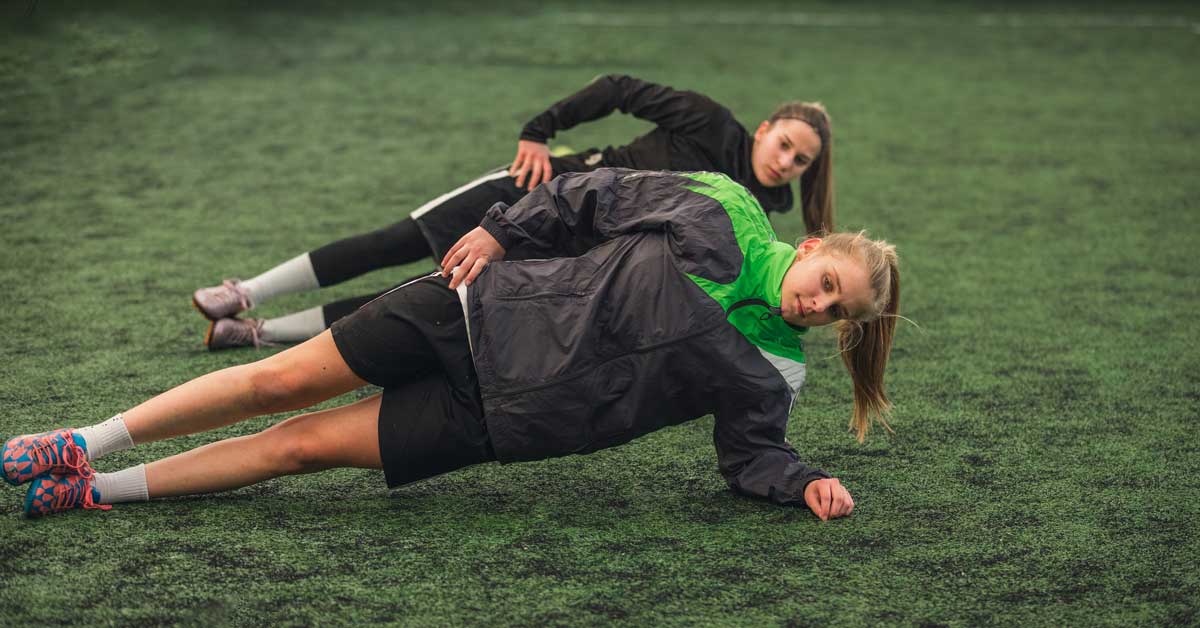 Female Athletes Planking|Hayes Jump Data