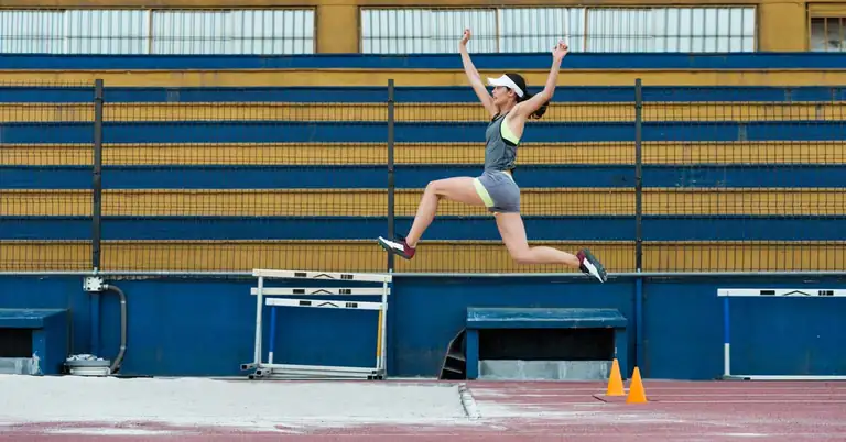 Female Long Jump|Burns Jump|Burns Data|Arnold Jump