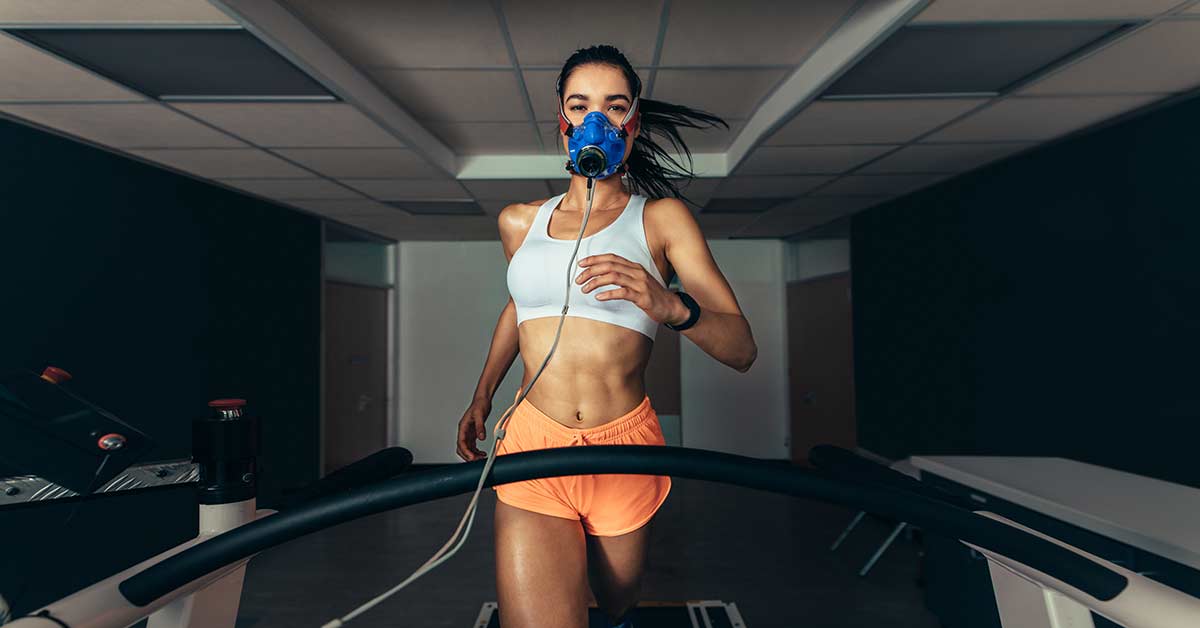 Female Runner Treadmill