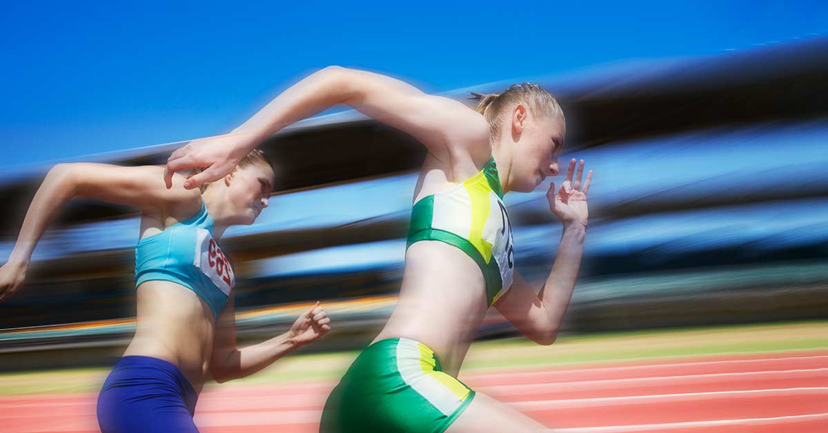 Female Track Athletes