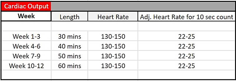 Cardiac Output Training