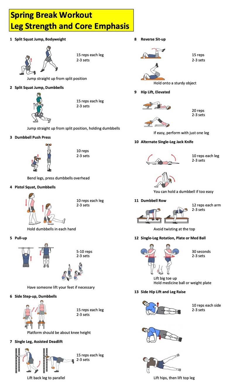 Legs and Core Home Workout