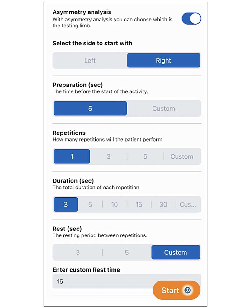Standard Testing Parameters