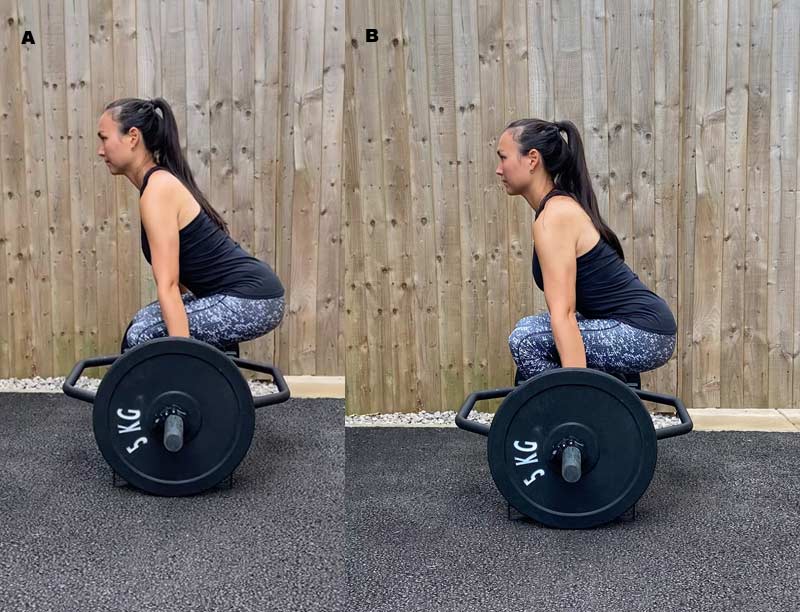 Trab Bar Deadlift