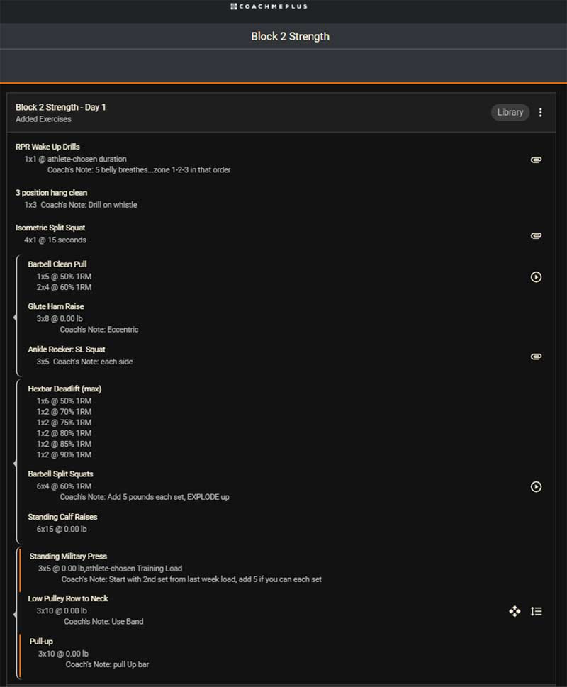 TeamBuildr Workout
