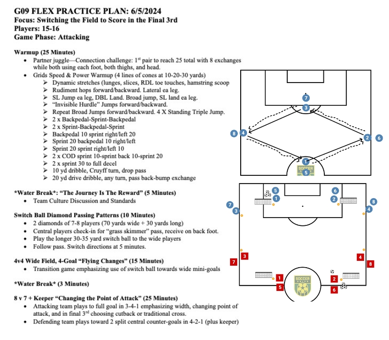 Flex Practice Plan