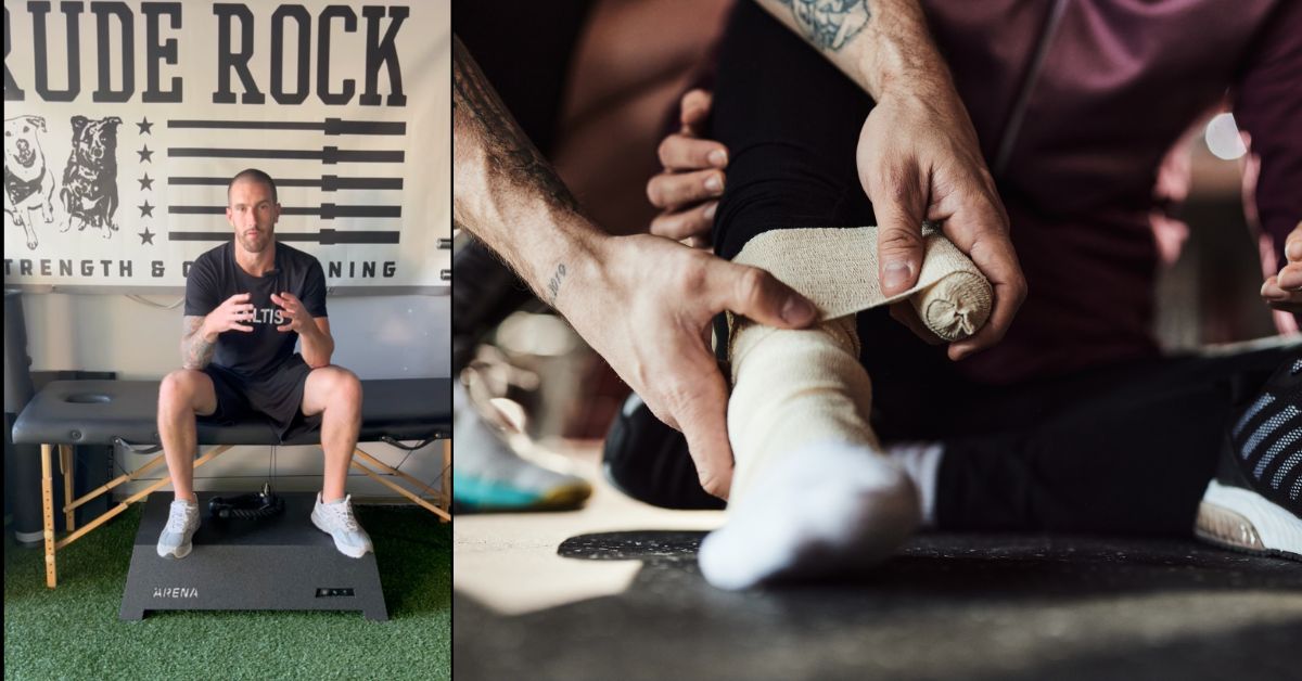 RTP-Art-Science|Salary Growth|Restorative Strength Training|A comparison chart titled Landmarks vs Timelines illustrates the differences between approaches to recovery in athletics. Landmarks emphasize flexibility and individual input