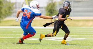 Football Receiver and Defender